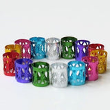 Maxbell 100pcs Hair Braid Cuff Adjustable Hair Rings Braid Beads Clips Decorations