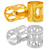 Maxbell 100pcs Hair Braid Cuff Adjustable Hair Rings Braid Beads Clips Decorations