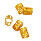 Maxbell 100pcs Hair Braid Cuff Adjustable Hair Rings Braid Beads Clips Decorations