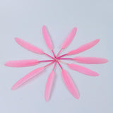 Maxbell 100pcs Dyed Goose Feather Jewelry Decor Headgear DIY Crafts 4-6" Pink&White