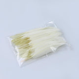 Maxbell 100pcs Dyed Goose Feather Jewelry Decor Headgear DIY Crafts 4-6" Pink&White