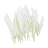 Maxbell 100pcs Dyed Goose Feather Jewelry Decor Headgear DIY Crafts 4-6" Pink&White
