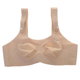 Maxbell Maxbell Sexy Special Pocket Bra For Silicone Breast Form False Boob Bra 75C Beige