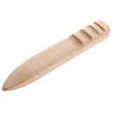 Maxbell 3pcs Leathercraft Edge Beveler Skiving Craft Tool with Wood Burnisher