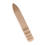 Maxbell 3pcs Leathercraft Edge Beveler Skiving Craft Tool with Wood Burnisher