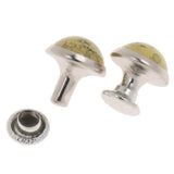 Maxbell Phenovo 10pcs Mushroom Cap Rivet Stud Spike Nail for Leather Craft #18 8.5mm - Aladdin Shoppers