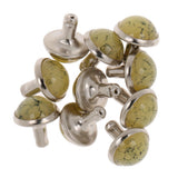 Maxbell Phenovo 10pcs Mushroom Cap Rivet Stud Spike Nail for Leather Craft #18 8.5mm - Aladdin Shoppers