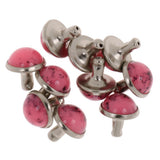 Maxbell Phenovo 10pcs Mushroom Cap Rivet Stud Spike Nail for Leather Craft #16 8.5mm - Aladdin Shoppers