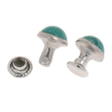 Maxbell Phenovo 10pcs Mushroom Cap Rivet Stud Spike Nail for Leather Craft #2 7.5mm - Aladdin Shoppers
