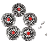 Maxbell Phenovo 5x NO-SEW Metal Decorative Tack Snap Studs Buttons Fasteners 30mm #1 - Aladdin Shoppers