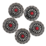 Maxbell Phenovo 5x NO-SEW Metal Decorative Tack Snap Studs Buttons Fasteners 30mm #1 - Aladdin Shoppers