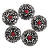 Maxbell Phenovo 5x NO-SEW Metal Decorative Tack Snap Studs Buttons Fasteners 30mm #1 - Aladdin Shoppers