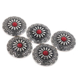 Maxbell Phenovo 5x NO-SEW Metal Decorative Tack Snap Studs Buttons Fasteners 30mm #1 - Aladdin Shoppers