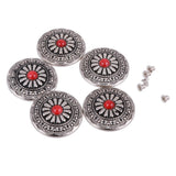 Maxbell Phenovo 5x NO-SEW Metal Decorative Tack Snap Studs Buttons Fasteners 30mm #1 - Aladdin Shoppers