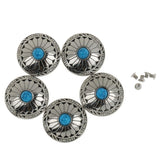 Maxbell Phenovo 5x NO-SEW Metal Decorative Tack Snap Studs Buttons Fasteners 30mm #4 - Aladdin Shoppers