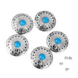 Maxbell Phenovo 5x NO-SEW Metal Decorative Tack Snap Studs Buttons Fasteners 30mm #4 - Aladdin Shoppers