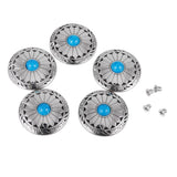 Maxbell Phenovo 5x NO-SEW Metal Decorative Tack Snap Studs Buttons Fasteners 30mm #4 - Aladdin Shoppers