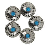 Maxbell Phenovo 5x NO-SEW Metal Decorative Tack Snap Studs Buttons Fasteners 30mm #4 - Aladdin Shoppers