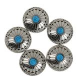 Maxbell Phenovo 5x NO-SEW Metal Decorative Tack Snap Studs Buttons Fasteners 30mm #4 - Aladdin Shoppers