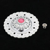 Maxbell Phenovo NO-SEW Metal Flower Tack Snap Studs Buttons Fasteners 36mm #3 - Aladdin Shoppers