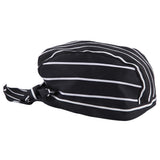 Maxbell 2 Pieces Kitchen Catering Chef Skull Cap Tie Back Pirate Hat Headwrap Unisex