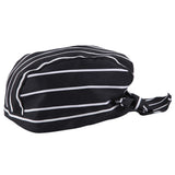 Maxbell 2 Pieces Kitchen Catering Chef Skull Cap Tie Back Pirate Hat Headwrap Unisex