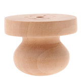 Maxbell Handmade Polish Rubber-stamp Handle Wood Craft DIY Stamp Accessories 5CM - Aladdin Shoppers