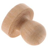 Maxbell Handmade Polish Rubber-stamp Handle Wood Craft DIY Stamp Accessories 3.8CM - Aladdin Shoppers