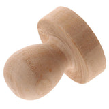 Maxbell Handmade Polish Rubber-stamp Handle Wood Craft DIY Stamp Accessories 3.8CM - Aladdin Shoppers