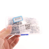 Maxbell 40 Sets Snap Fasteners Popper Press Stud Button for Leather Kit Silver - Aladdin Shoppers