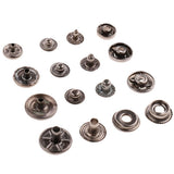 Maxbell 40 Sets Snap Fasteners Popper Press Stud Button for Leather Kit Gray - Aladdin Shoppers
