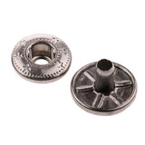 Maxbell 40 Sets Snap Fasteners Popper Press Stud Button for Leather Kit Gray - Aladdin Shoppers