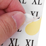 Maxbell 70 Sheets Clothing Shoes Round Size Stickers Retail Apparel Labels XL - Aladdin Shoppers