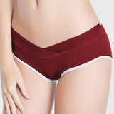 Maxbell 3Pcs Maternity Pregnancy Underwear Low Waist Tummy Bump Support Briefs-M XXL #3 - Aladdin Shoppers