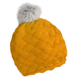Maxbell Lovely Baby Kids Knitting Beret Beanie Hat Yellow - Aladdin Shoppers