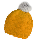 Maxbell Lovely Baby Kids Knitting Beret Beanie Hat Yellow - Aladdin Shoppers