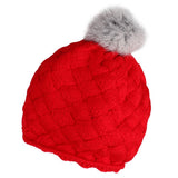 Maxbell Lovely Baby Kids Knitting Beret Beanie Hat Red - Aladdin Shoppers