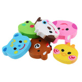 Maxbell 6pcs/Pack Attractive Cartoon Animal Pencil Rubber Erasers for Kids Gift - Aladdin Shoppers