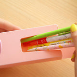Maxbell Plastic Box Student School Stationery Smile Pencil Pen Case-Random Color - Aladdin Shoppers