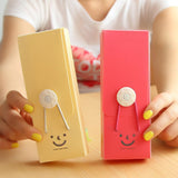 Maxbell Plastic Box Student School Stationery Smile Pencil Pen Case-Random Color - Aladdin Shoppers