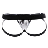 Maxbell Mens Sexy Sheer Striped Briefs Underwear Panties G-string T-back L Black - Aladdin Shoppers