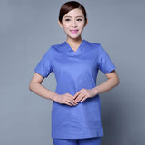 Maxbell Men Women Medical Spa Nursing Clinic Scrub Sets Hospital Uniform XXL Blue - Aladdin Shoppers