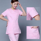 Maxbell Men Women Medical Spa Nursing Clinic Scrub Sets Hospital Uniform XXXL Pink - Aladdin Shoppers