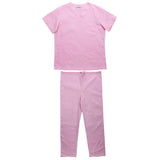 Maxbell Men Women Medical Spa Nursing Clinic Scrub Sets Hospital Uniform XXXL Pink - Aladdin Shoppers
