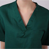 Maxbell Men Women Medical Spa Nursing Clinic Scrub Sets Hospital Uniform XL Green - Aladdin Shoppers