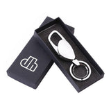 Maxbell Men Alloy Metal Keyfob Car Keyring Keychain Key Chain Ring with Box Silver - Aladdin Shoppers