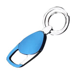 Maxbell Men Alloy Metal Keyfob Car Keyring Keychain Key Chain Ring with Box Blue - Aladdin Shoppers