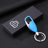 Maxbell Men Alloy Metal Keyfob Car Keyring Keychain Key Chain Ring with Box Blue - Aladdin Shoppers