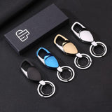 Maxbell Men Alloy Metal Keyfob Car Keyring Keychain Key Chain Ring with Box Blue - Aladdin Shoppers