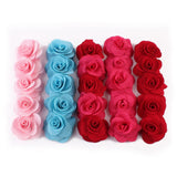 Maxbell Baby Flower Headband Kids Flower Hair For Girls Hairband Headwear C-rose - Aladdin Shoppers